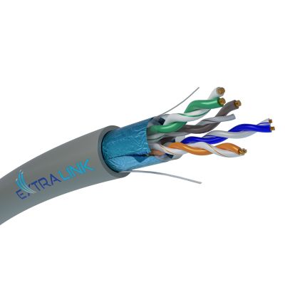 Extralink CAT5E FTP (F/UTP) Indoor | Twisted Pair Network Cable | 305M
