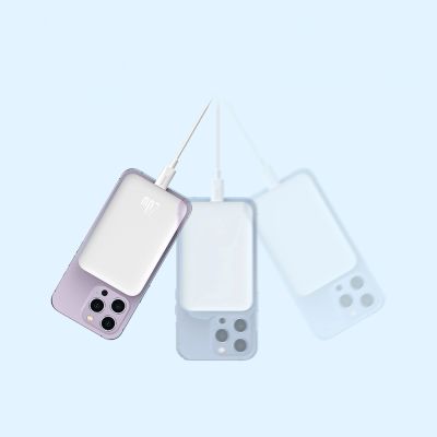 13. Baseus Magnetic Mini Air PPCXM06A 6000mAh 20W Power Bank with Simple Series USB-C Cable - White