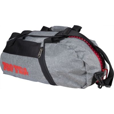 TOP TEN sports bag with backpack function "Grey" 55cm x 29cm x 27 cm