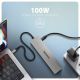 14. Axagon HMC-7HX2 USB Hub USB 3.2 Gen 1 (3.1 Gen 1) Type-C Gray