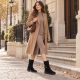 6. Women’s Lined Suede Ankle Boots, Black Officer Boots Potocki SH96312