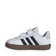 5. Adidas VL Court 3.0 Skateboarding Shoes for Kids White and Gray ID9157