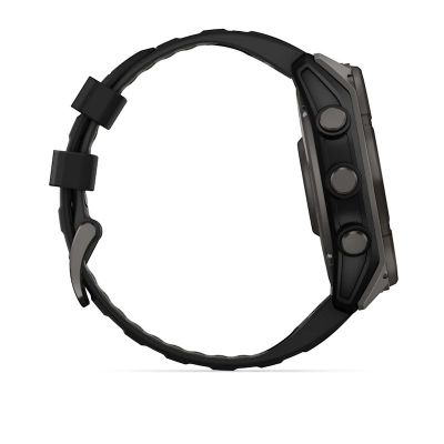 3. Garmin Fenix 8 Solar Sapphire Titanium Carbon Gray DLC Black watch