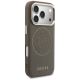 4. Guess Perforated 4G MagSafe case for iPhone 17 Pro Max - brown