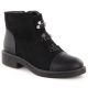 4. Women’s Black Suede-Look Ankle Boots with Warm Lining M.Daszyński SA252-4