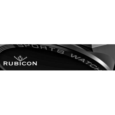 16. Rubicon RNCE99 Black Metal + Silicon Smartwatch SMARUB194