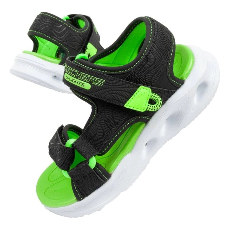 12. Skechers Jr. 401673L/BKLM Sandals