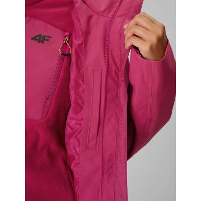 10. Women's trekking jacket 3 in 1 membrane 10000 4F 4FRAW26TTJAF1368-54S