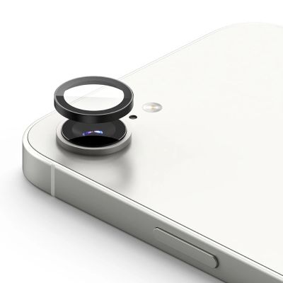 3. Ringke Camera Frame Protector 2-pack for iPhone 16e / 17e - Black