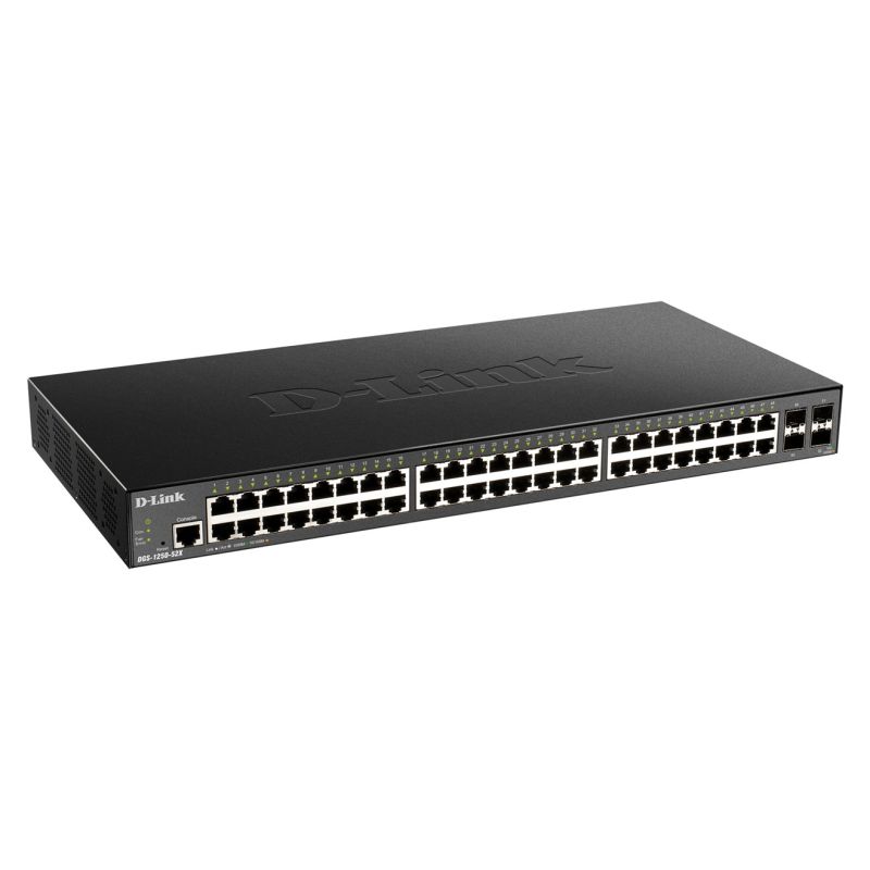 2. D-Link DGS 1250-52X - Switch - Intelligent - 48 x+ 4 10 Gigabit SFP+ - Switch - Fiber Optic