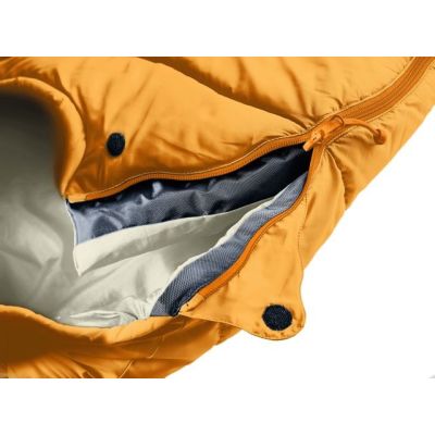 4. Deuter Little Star Children's Sleeping Bag (95 – 130 cm) - amber/bone
