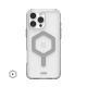 UAG Urban Armor Gear Plyo MagSafe Case for Apple iPhone 16 Pro Max, Ice (Clear)/Silver