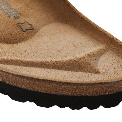 10. Birkenstock Arizona Birko-Flor Gold women's flip-flops regular wide (1016110)