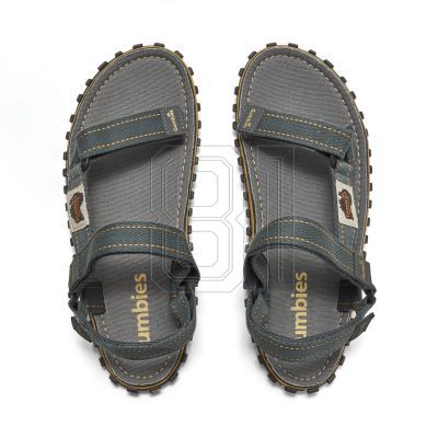 6. Gumbies Tracker Racker Sandals Gray M GU-SATRA013
