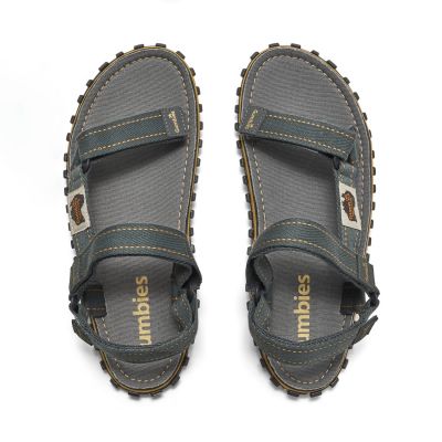 6. Gumbies Tracker Racker Sandals Gray M GU-SATRA013