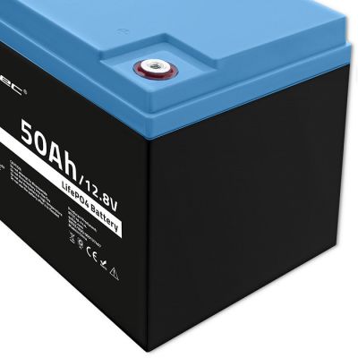 3. QOLTEC LIFEPO4 LITHIUM IRON PHOSPHATE BATTERY | 12.8V | 50AH | 640WH | BMS