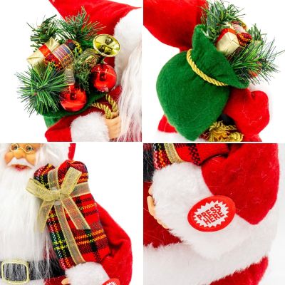 9. Decorative Dancing and Singing Santa Claus 28 cm MICA
