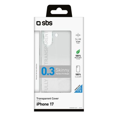 2. SBS Skinny Cover for iPhone 17 - transparent