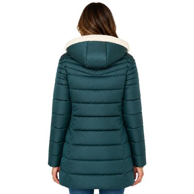 6. Geographical Norway CARENNE DGREEN DB LADY 0116 Women's Parka (WZ5516F/GN-DARK GREEN)