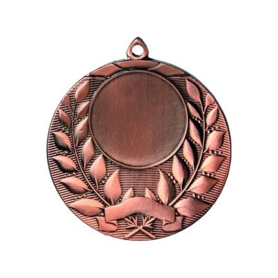 3. Bronze medal overall with space for a 25 mm emblem - steel medal