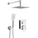 Concealed shower set with mixing box