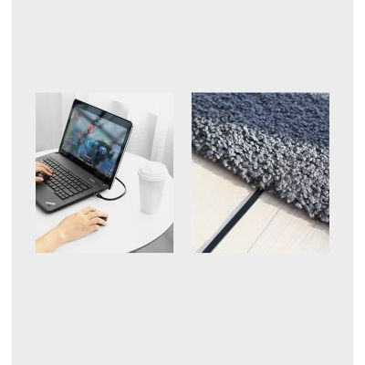 9. Ugreen Flat Cable Internet Network Cable Ethernet Patchcord RJ45 Cat 6 UTP 1000Mbps 1m Black (NW101 50184)