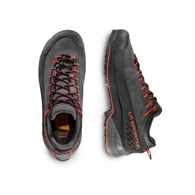 5. La Sportiva TX4 Evo GTX approach shoes - carbon/tomato