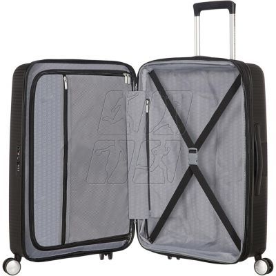 3. American Tourister Soundbox EXP Medium Suitcase - Bass Black