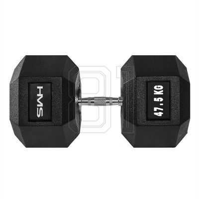 37. HMS HEX PRO 47.5 KG dumbbell