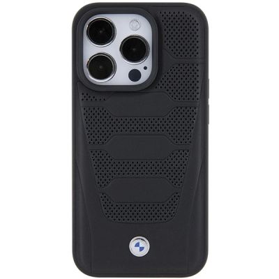 3. BMW Leather Seats Pattern case for iPhone 15 Pro Max - black