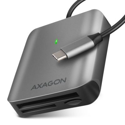 10. Axagon CRE-S3C Card Reader USB 3.2 Gen 1 (3.1 Gen 1) Type-C Gray