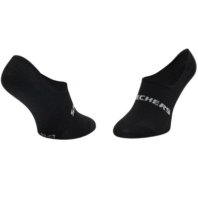 2. Skechers 2PPK Mesh Ventilation Footies Socks SK44008-9999 Black 35-38