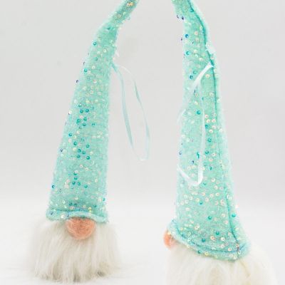 7. DECORATIVE SANTA CLAUS LED 25CM BLUE