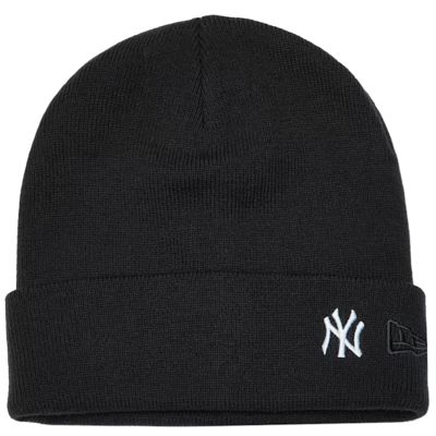 New Era Mini Logo Cuff Beanie New York Yankees Hat 60691117 Navy One Size