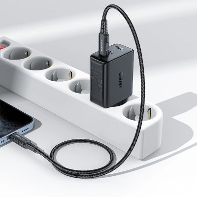 4. Acefast A29 PD50W GaN (USB-C + USB-C) dual port charger black