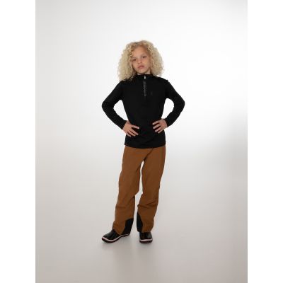 3. Protest Willowy Jr. Kids' Zip-Up Turtleneck Sweatshirt, Quick-Drying, Black (P3810300/290)