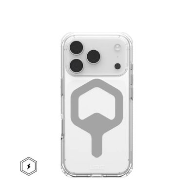 2. Urban Armor Gear Plyo Cell Phone Case 16 cm (6.3") Silver, Transparent