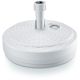UMBRELLA BASE ROUND WHITE RATTAN
