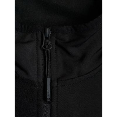 4. Men's fleece with a stand-up collar and a softshell panel 4F 4FWAW26TFLEM480-20S