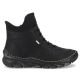 46. Women's insulated black ankle boots Rieker 55069-00