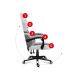 17. Huzaro Force 4.4 Gray Mesh Gaming Chair