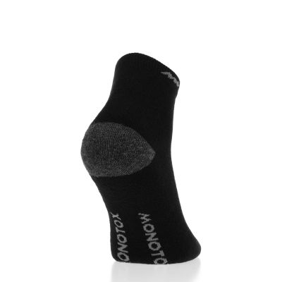 3. Monotox Basics Ankle Socks Active Cushion Black 2-Pack SKS20ZKWB