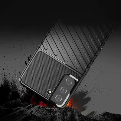4. Thunder Case flexible armored cover for Samsung Galaxy S22 + (S22 Plus) blue