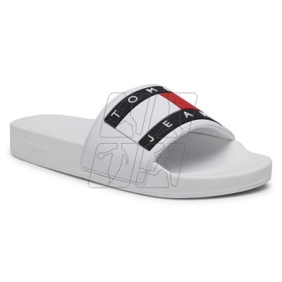 2. Tommy Jeans Flag Pool Slide W EN0EN01378-YBR flip-flops