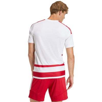 4. adidas Men's Hooped 26 Jersey White-Red KF3388