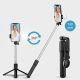 7. Selfie stick WR1YXS telescopic tripod 0.71m with round lamp - black