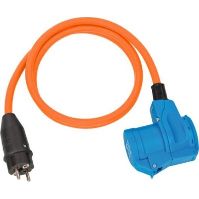 2. Brennenstuhl 1132910525 splitter 1.5 m 1 x network socket Outdoor Black, Blue, Orange