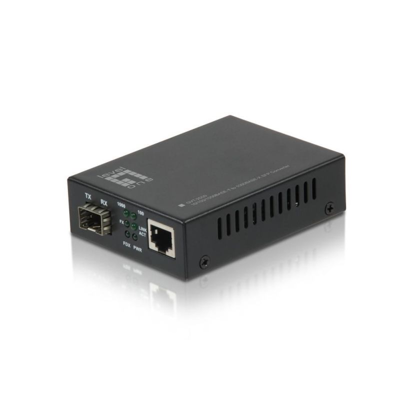 3. LevelOne GVT-2000 network converter 1000 Mbit/s Multifunctional Black