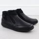 3. Rieker 47270-00 comfortable black waterproof leather women's ankle boots