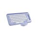 6. Logitech Pop Icon Combo Keyboard Mouse Included Universal Bluetooth QWERTY Turkish Lilac, White
